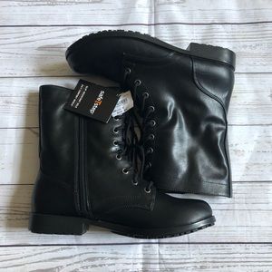 Women’s Black Combat Boots